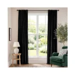 Lazzzy Velvet Blackout Curtains Thermal Insulated Room Window Drapes Super