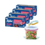 Ziploc Gallon Food Storage Bags, Stay Open Design With Stand-up