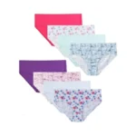 Hanes Girls Ultimate Pure Comfort Underwear Pack, Organic Cotton Panties,