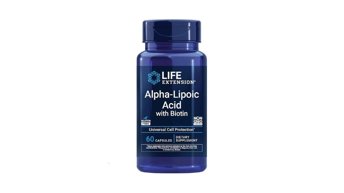 Life Extension Alpha-lipoic Acid With Biotin, For Cell Protection, Universal