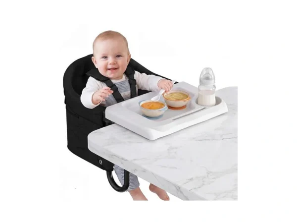 Gryvoth Portable Hook On High Chair With Tray For Baby