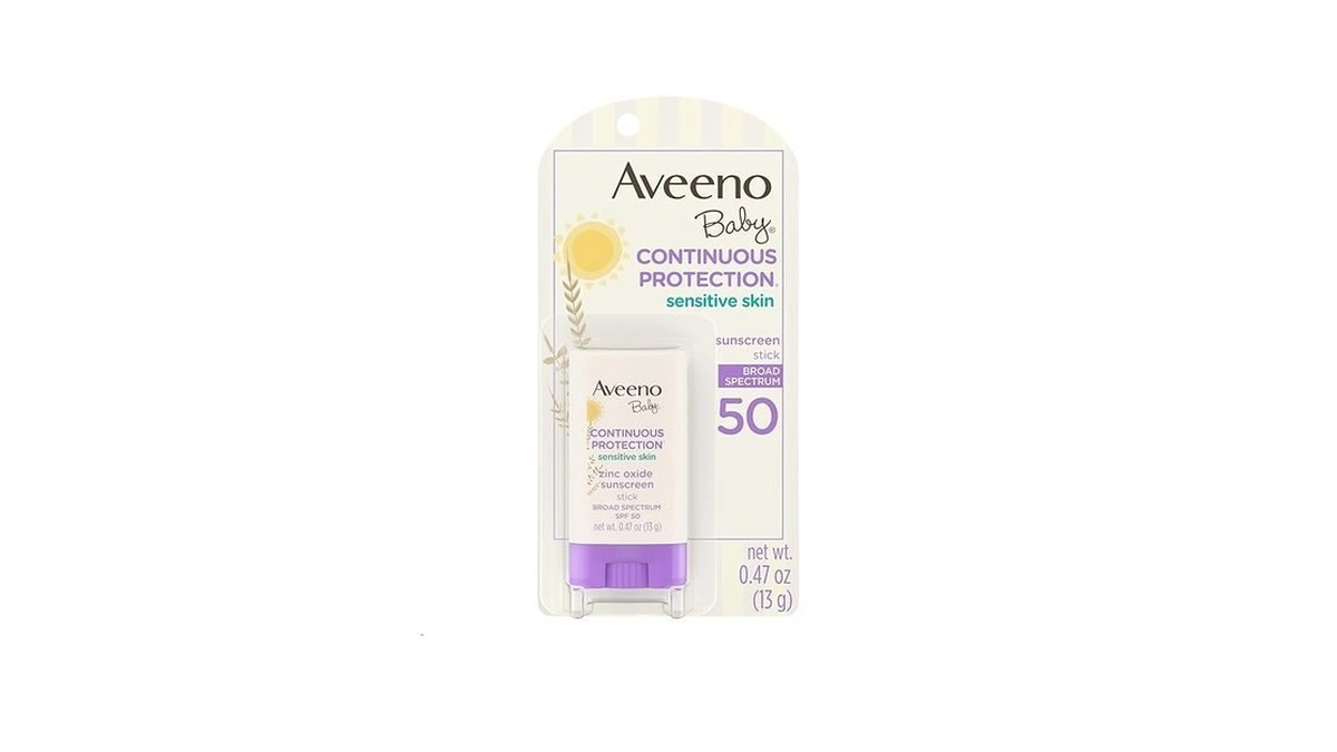 Aveeno Baby Continuous Protection Mineral Sunscreen Stick For Sensitive Skin