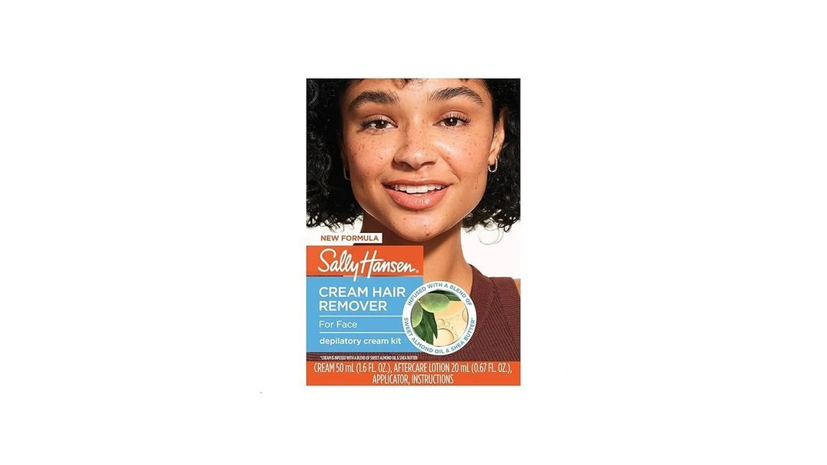 Sally Hansen Hair Remover For Face | Cream Depilatory +