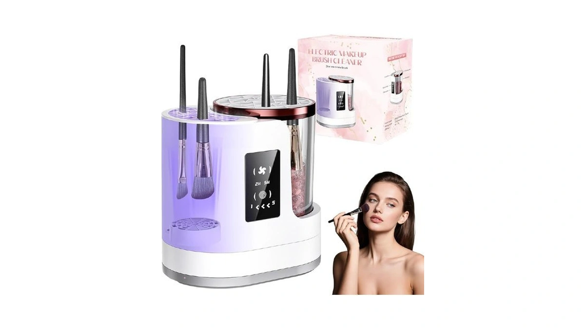 3 In 1 Electric Makeup Brush Cleaner & Dryer Machine