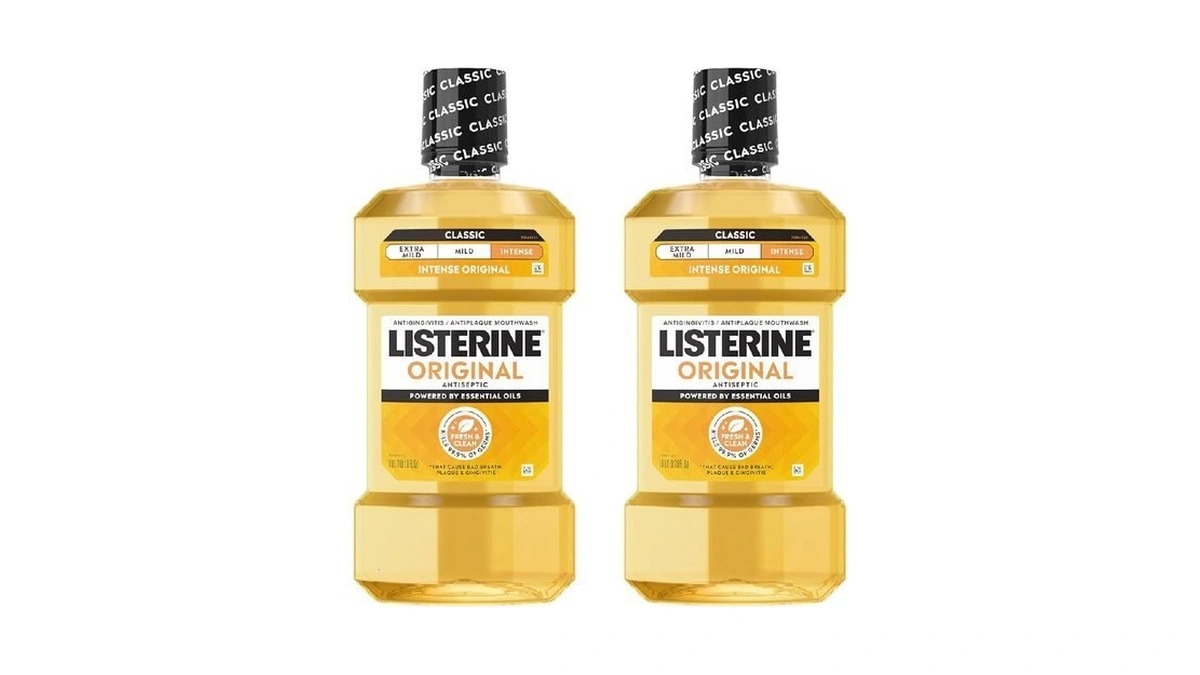 Listerine Original Intense Antiseptic Oral Care Mouthwash To Kill 99.9%