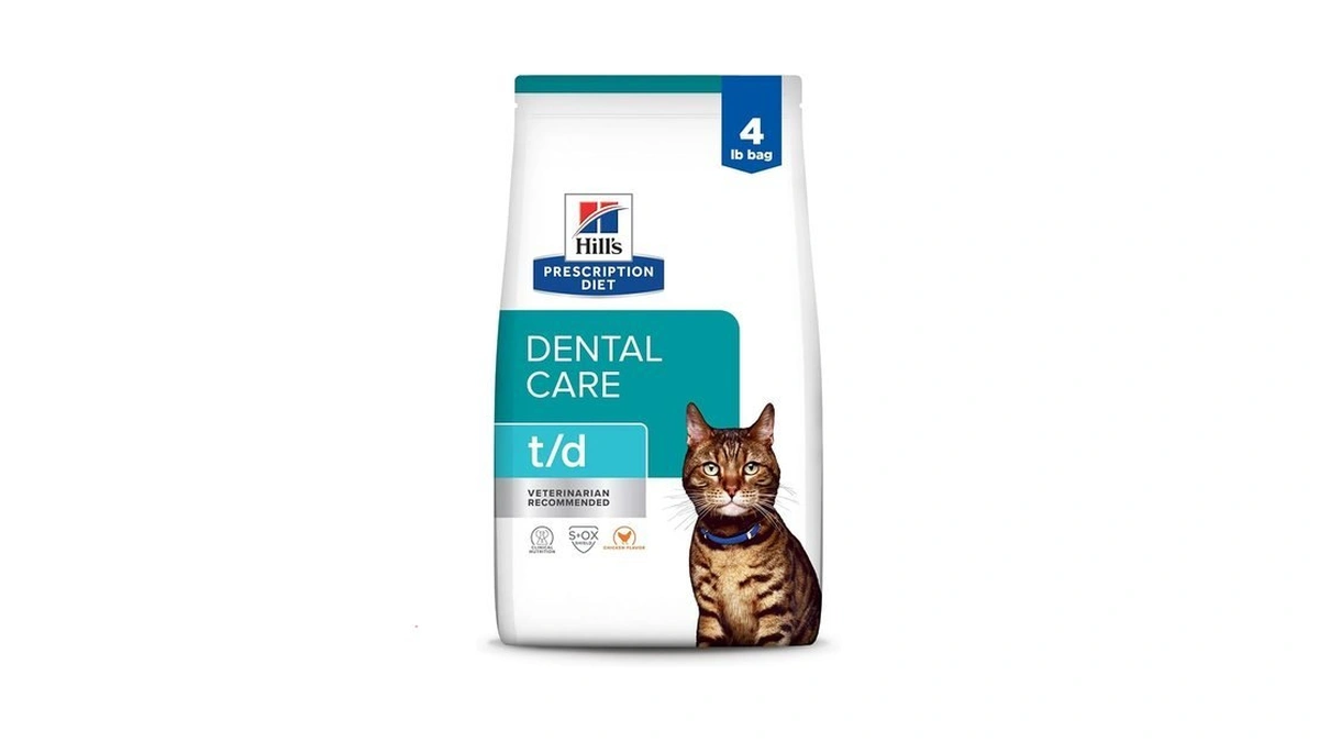 Hill's Prescription Diet T/d Dental Care Dry Cat Food, Chicken,
