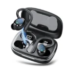 Kt1 Bluetooth Headphones Wireless Earbuds 72hrs Playtime Wireless Charging Case