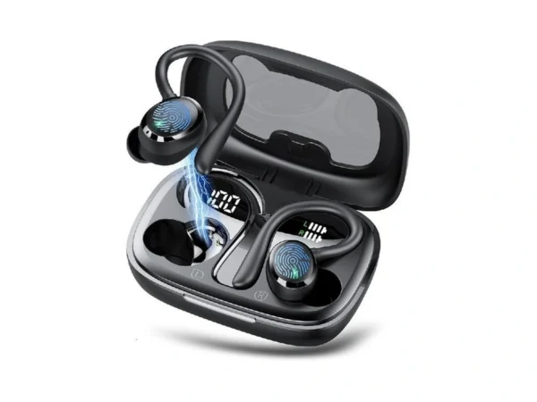 Kt1 Bluetooth Headphones Wireless Earbuds 72hrs Playtime Wireless Charging Case