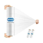 Mroco Stretch Wrap, 1000 Feet 60 Gauge Clear Stretch Film