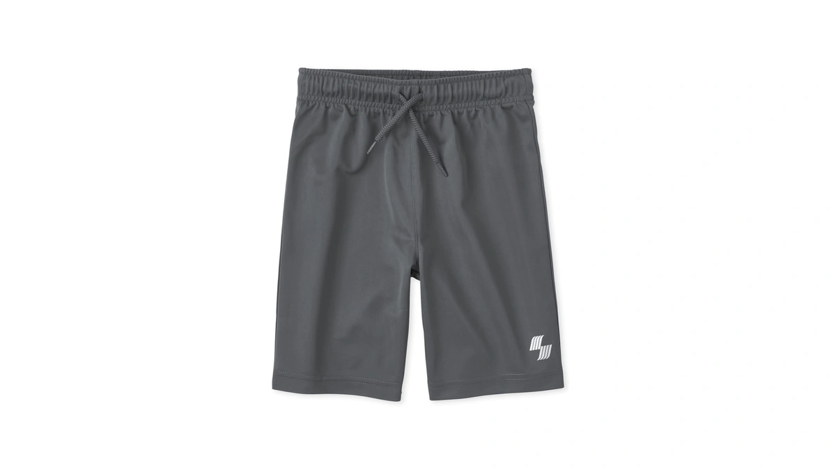 The Children's Place Boys Basketball Shorts, Dark Grey, X-large