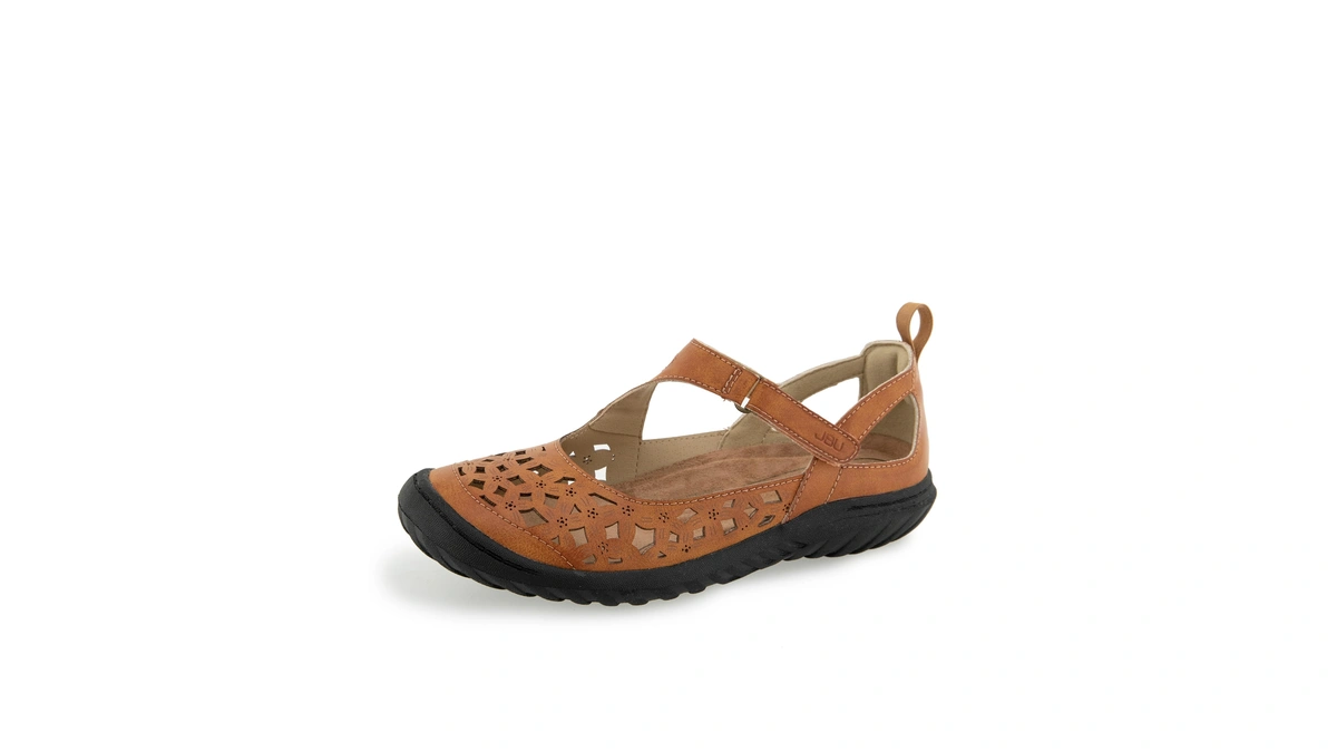 Jbu Women's Bellerose Comfortable Adjustable Casual Floral Memory Foam Apma