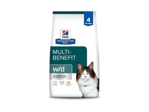 Hill's Prescription Diet W/d Multi-benefit Digestive/weight/glucose/urinary Management Dry Cat Food,