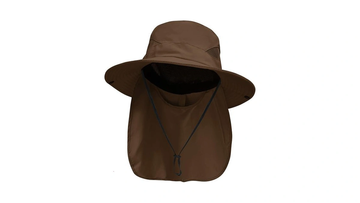Npjy Sun Fishing Hats With Neck Flap For Men Women