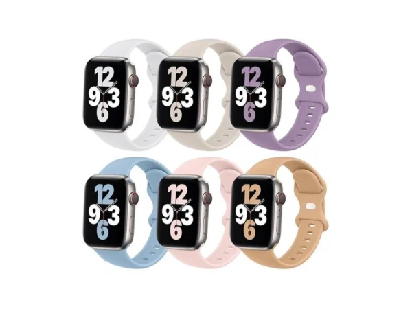 (6 Pack) Sport Band Compatible With Apple Watch Bands 38mm