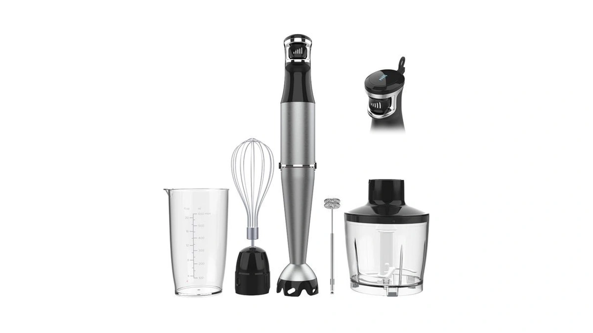 Turelar Immersion Blender Handheld Corded Hand Blenders Set 1100w, Trigger