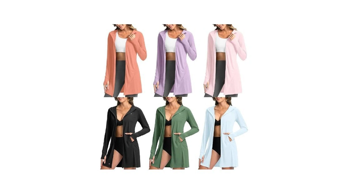 Soothfeel Women's Upf 50+ Swim Cover Up Sun Protection Hoodie