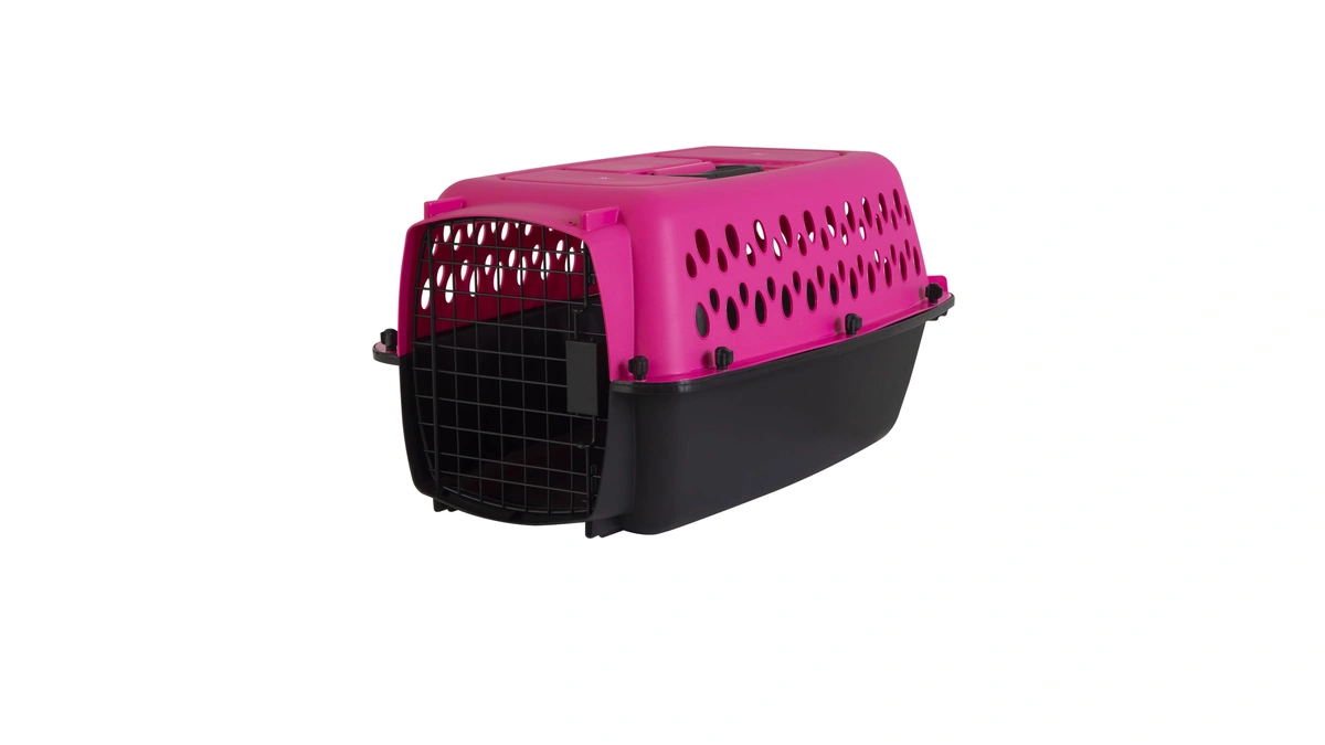 Petmate Pet Porter Fashion Dog Kennel 23", Hot Pink, For