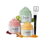 Anai Rui 3 Pcs Pore Cleansing Face Mask Set Green