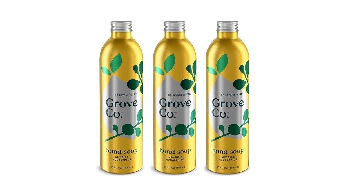Grove Co. Hydrating Gel Hand Soap Refills (3 X 13