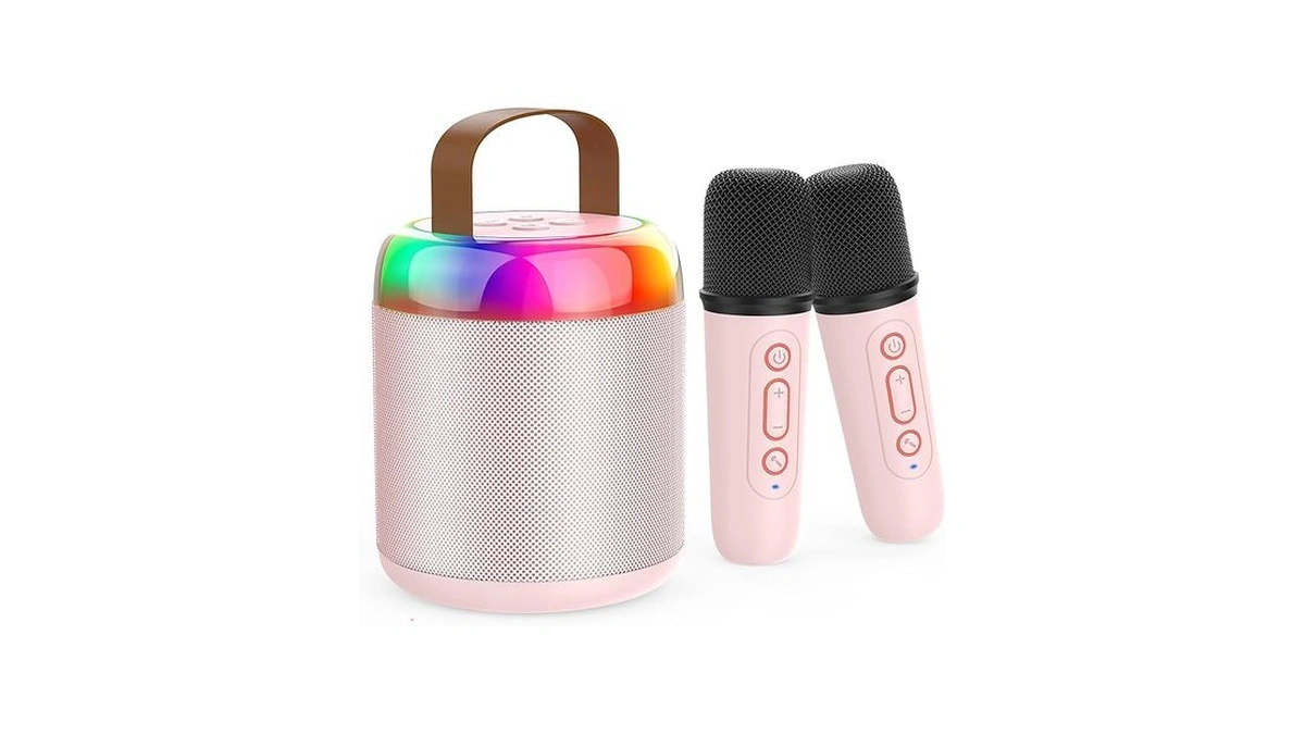 Iyoyo Mini Karaoke Machine For Kids Portable Bluetooth 5.3 Speaker