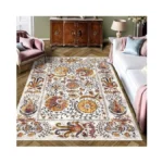 5x7 Area Rugs For Living Room Washable, Non-curling Living Room