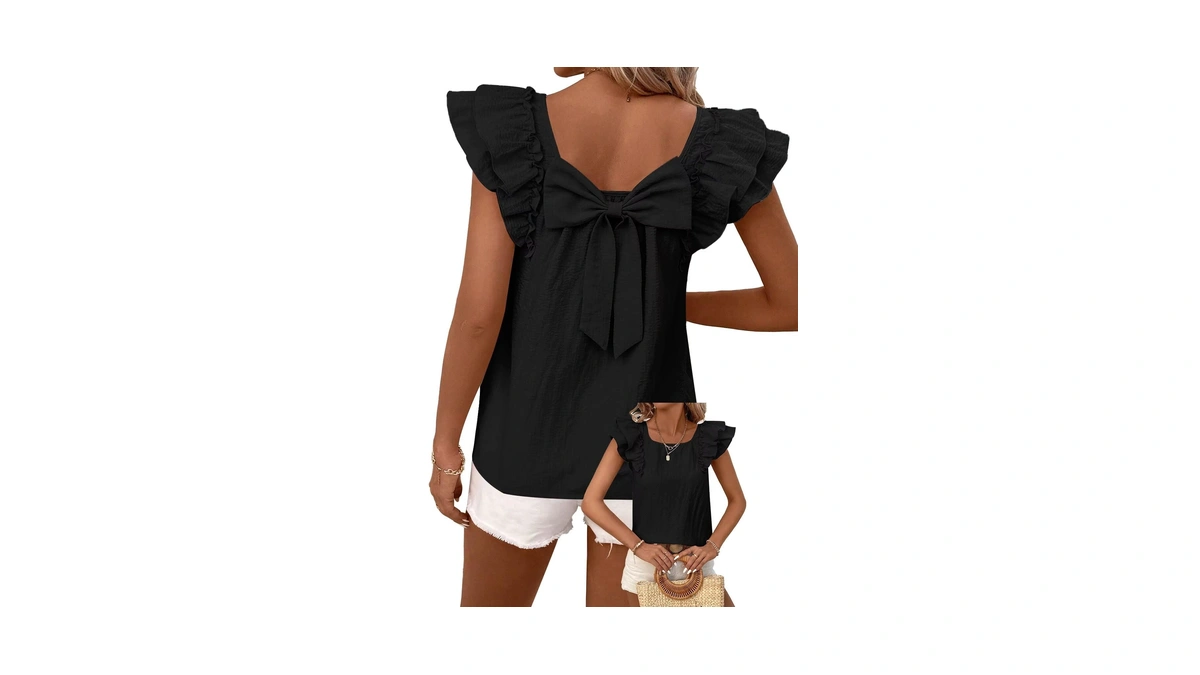 Falechay Summer Cute Womens Tops Women Going Out Sexy Bow