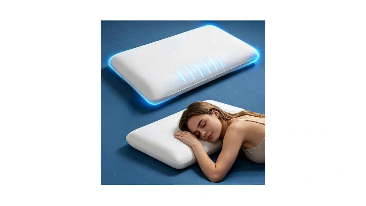 2.75" Comfort Ultra Thin Pillow For Sleeping, Cooling Flat Pillow