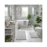Granny Says Bathroom Rugs Sets 3 Piece, Super Soft Absorbent