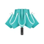 Lejorain Travel Folding Inverted Umbrella - Reverse Led Umbrellas Automatic