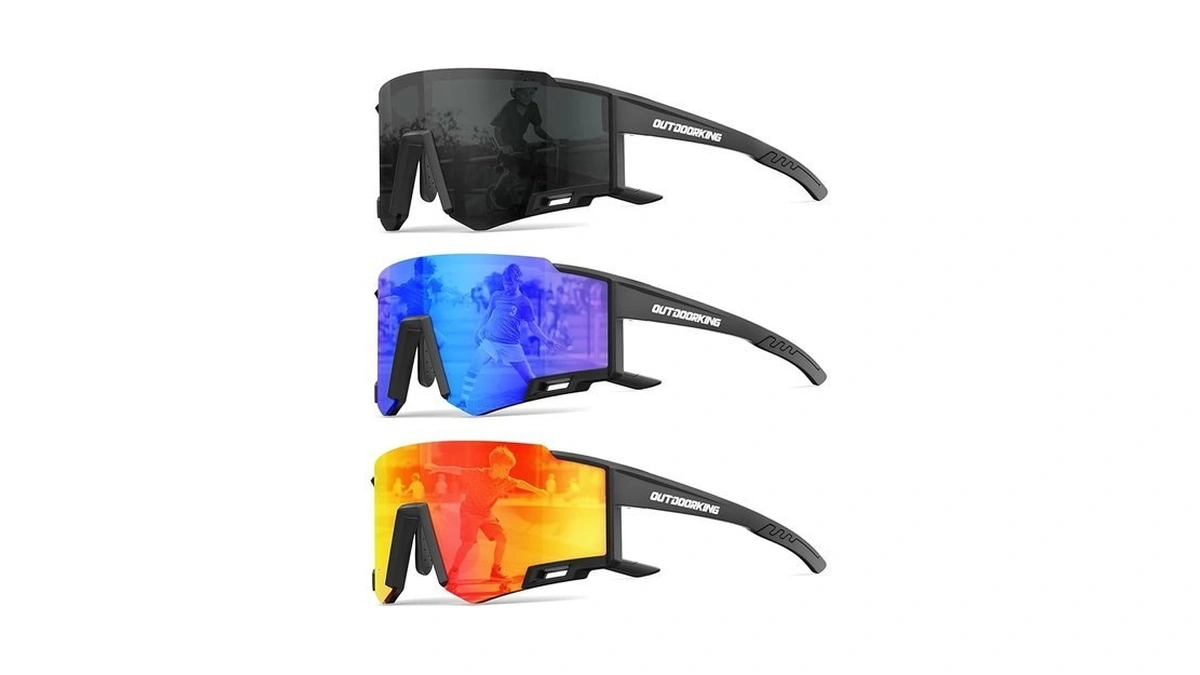 Outdoorking 3 Pack Kids Sunglasses For Boys Girls Baseball Sunglasses