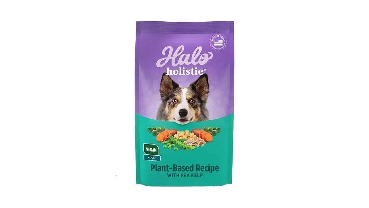Halo Holistic Vegan Dog Food, Plant-based Recipe With Kelp, Dry