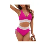 Edelqual Women's High Waisted Bikini Sets Tummy Control Swimsuits Two