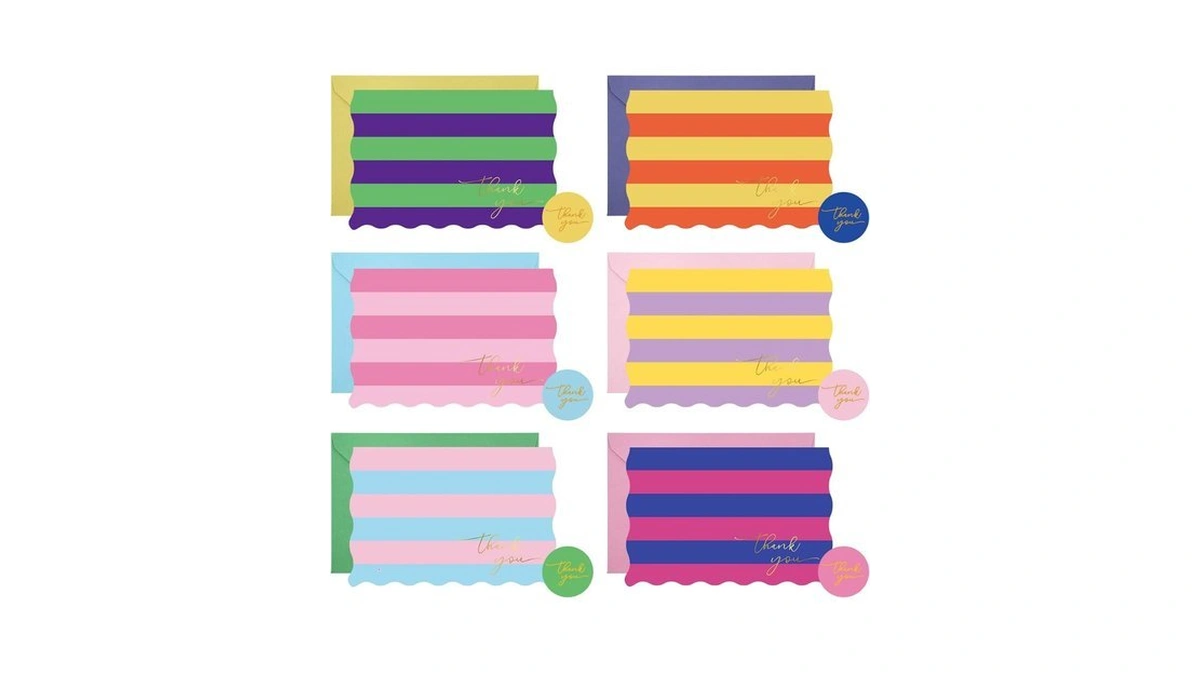 Thboxes Thank You Cards With Envelopes, 24 Pack 4 X