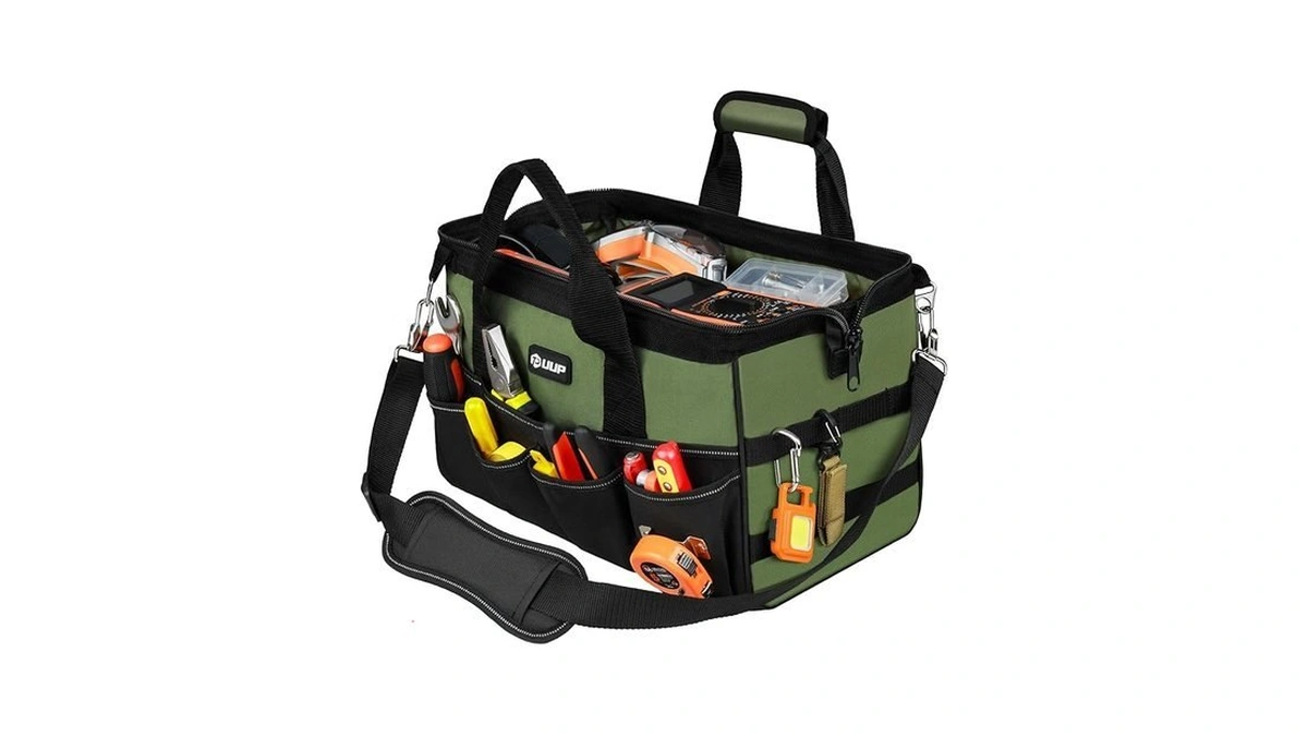 Uup Heavy Duty Tool Bag 15-inch, 16-pocket Portable Empty Tool