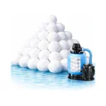 Fwxdbwyl 1.54 Lbs Pool Filter Balls For Sand Filter, Eco-friendly