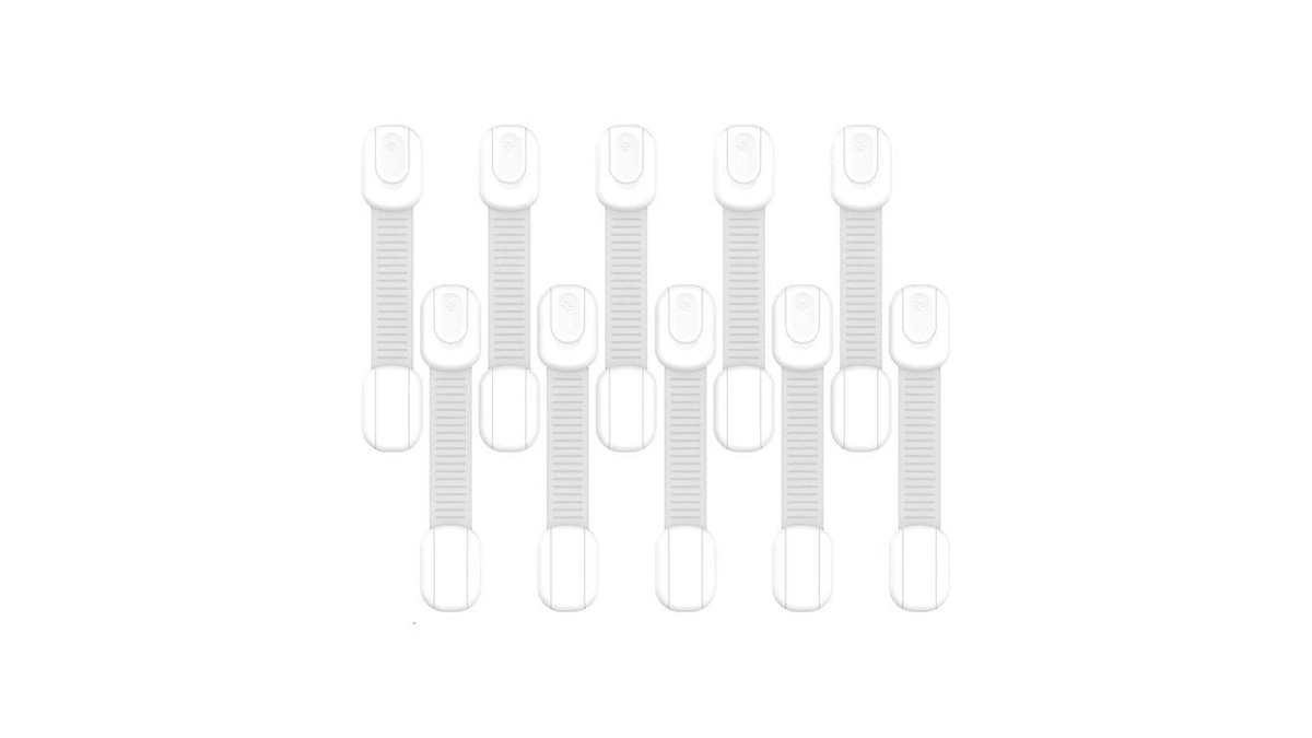 Fridge Strap Locks For Kids (10 Pack) Baby Proof Fridge