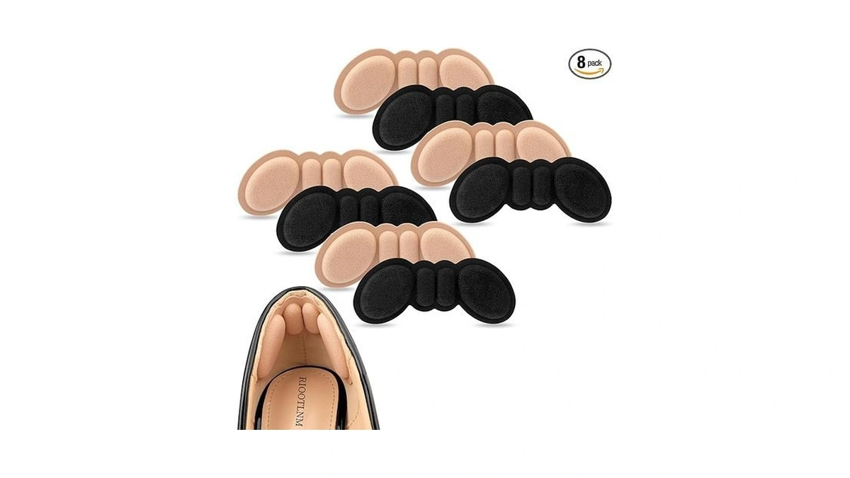 Riootlnm Heel Pads For Shoes Too Big, Shoe Inserts For