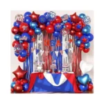 4th Of July Decorations, Red Blue White Balloons Confetti Foil