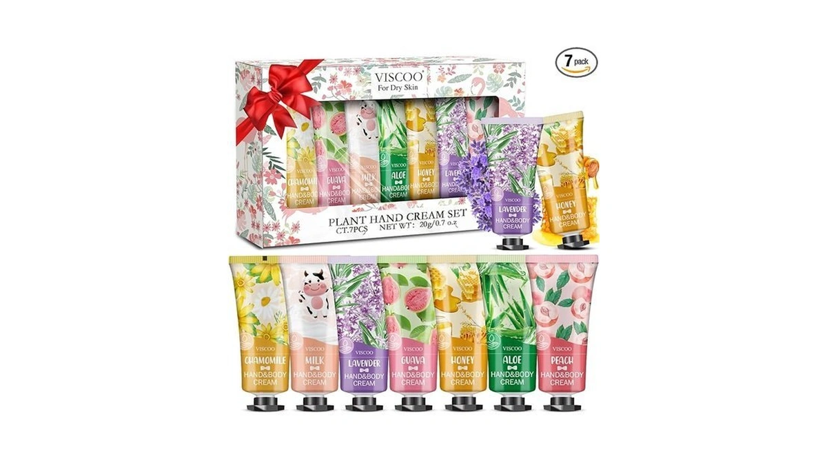 Viscoo 7 Pack Hand Cream Gifts Set For Women, Teacher