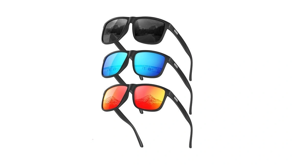 Cifoya Sunglasses-for-men Polarized Mens Sunglasses: Retro Sun Glasses With Uv
