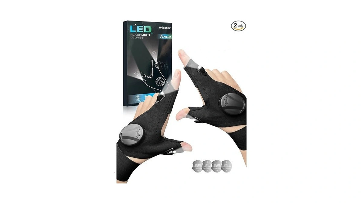 Led Flashlight Gloves, Fathers Day Dad Birthday Gifts For Men