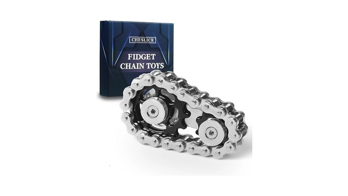Fidget Spinner Toy For Adults Metal Figette Bike Chain For