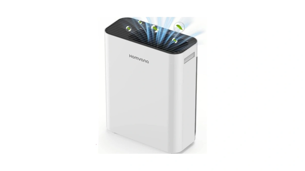 Homvana Air Purifier For Home Larger Room Bedroom, H13 True
