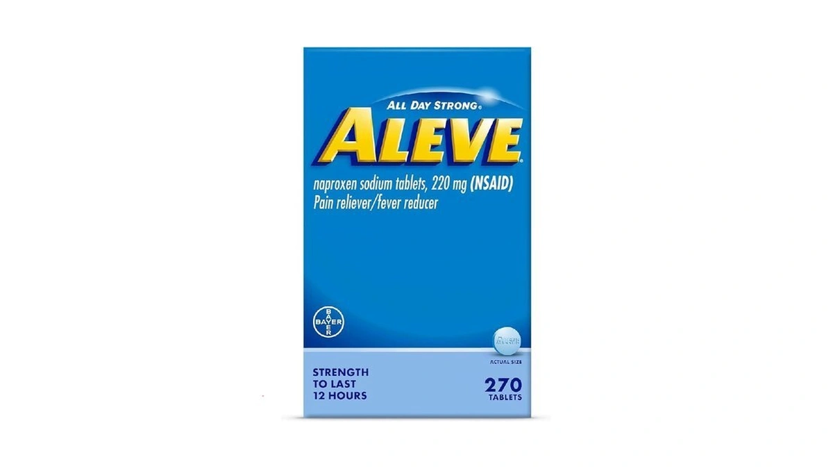 Aleve Pain Reliever & Fever Reducer Tablets, Naproxen Sodium, Headache,