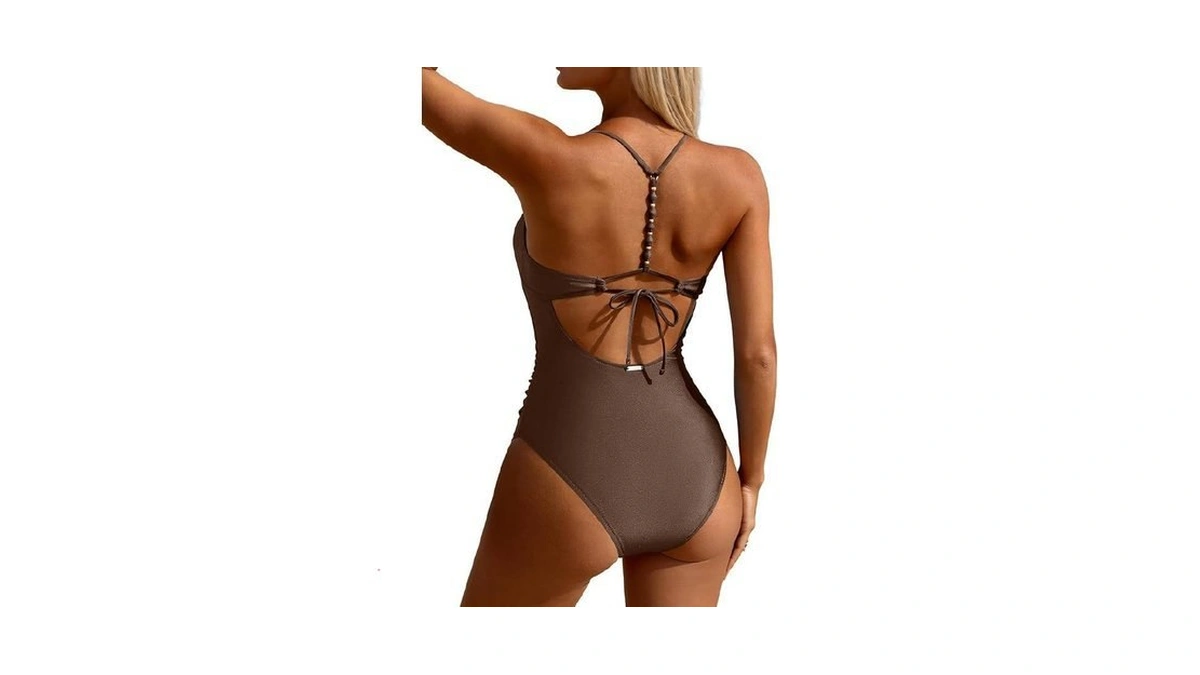 Eomenie One Piece Swimsuit For Women Tummy Control Ruched Bathing