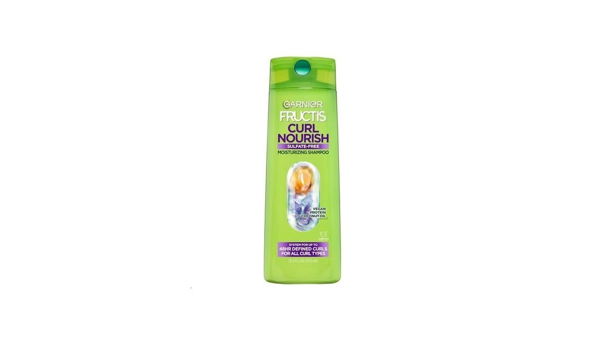 Garnier Fructis Curl Nourish Sulfate Free Moisturizing Shampoo, 12.5 Fl
