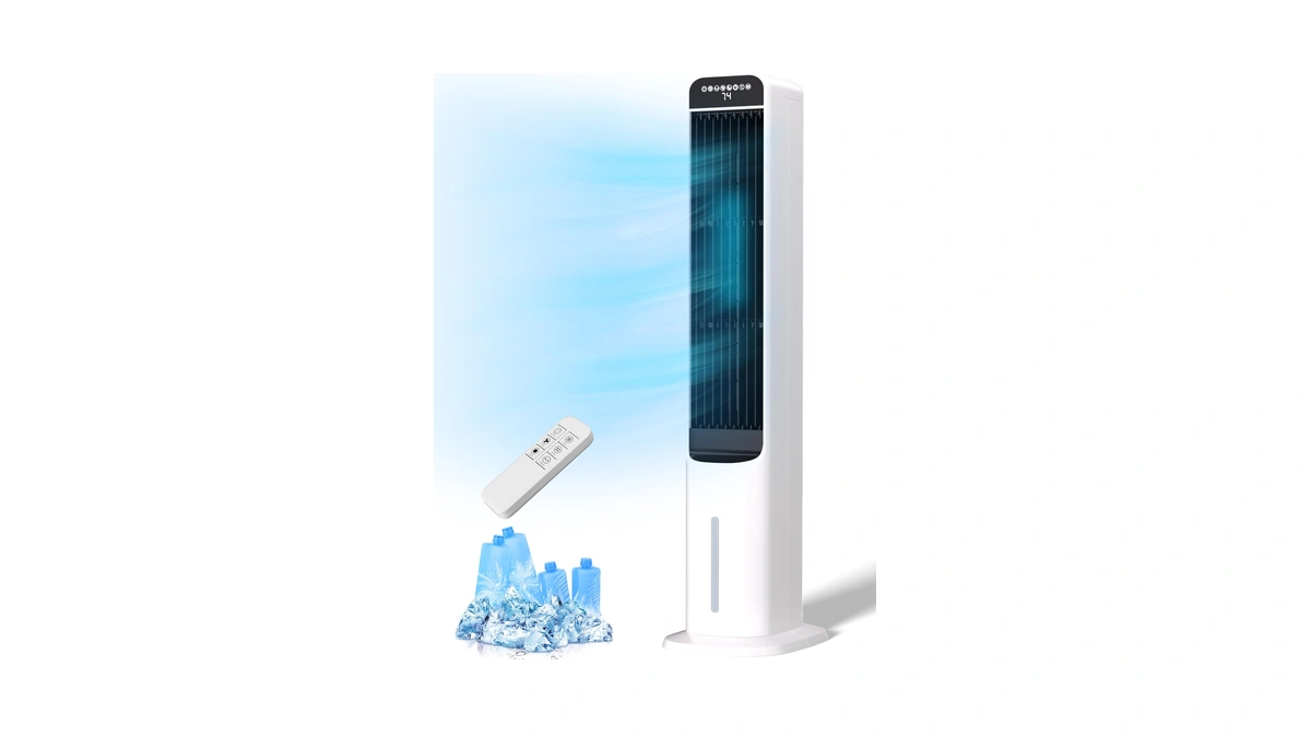 Mepty 3-in-1 Evaporative Air Cooler, Cooling Fans That Blow Cold