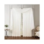 Elrene Home Fashions Athena Faux Crushed-silk Window Curtain Panel And