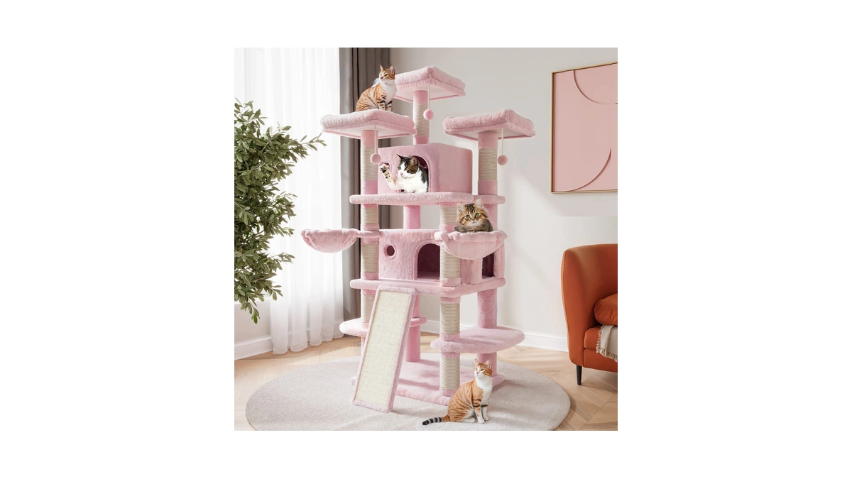 Sha Cerlin 68 Inches Multi-level Large Cat Tree For Large