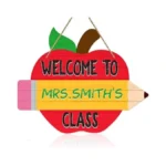 Waahome Teacher Door Sign For Classroom - 11"x14" Welcome To